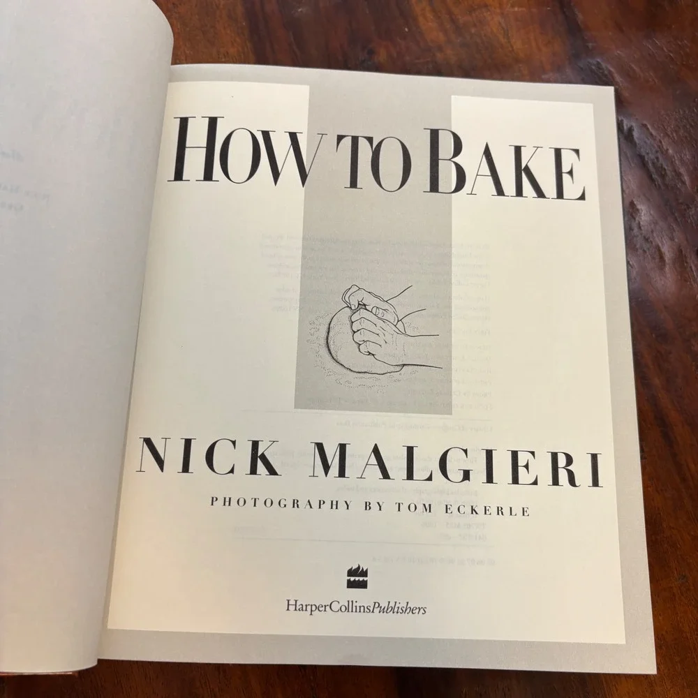 How to Bake Nick Malgieri Hardcover Cookbook Illustrated Baking Guide 1995 ISBN